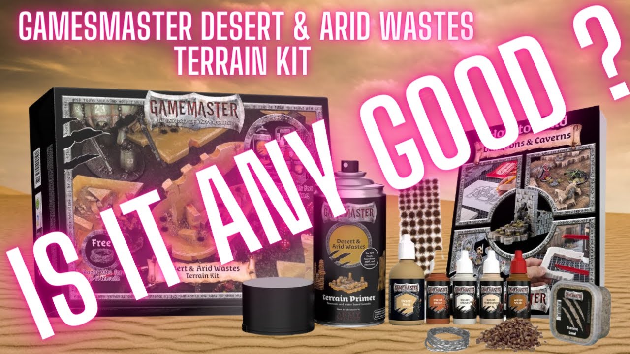 Gamesmaster Desert & Arid Wastes Terrain Kit Honest Review The Army Painter