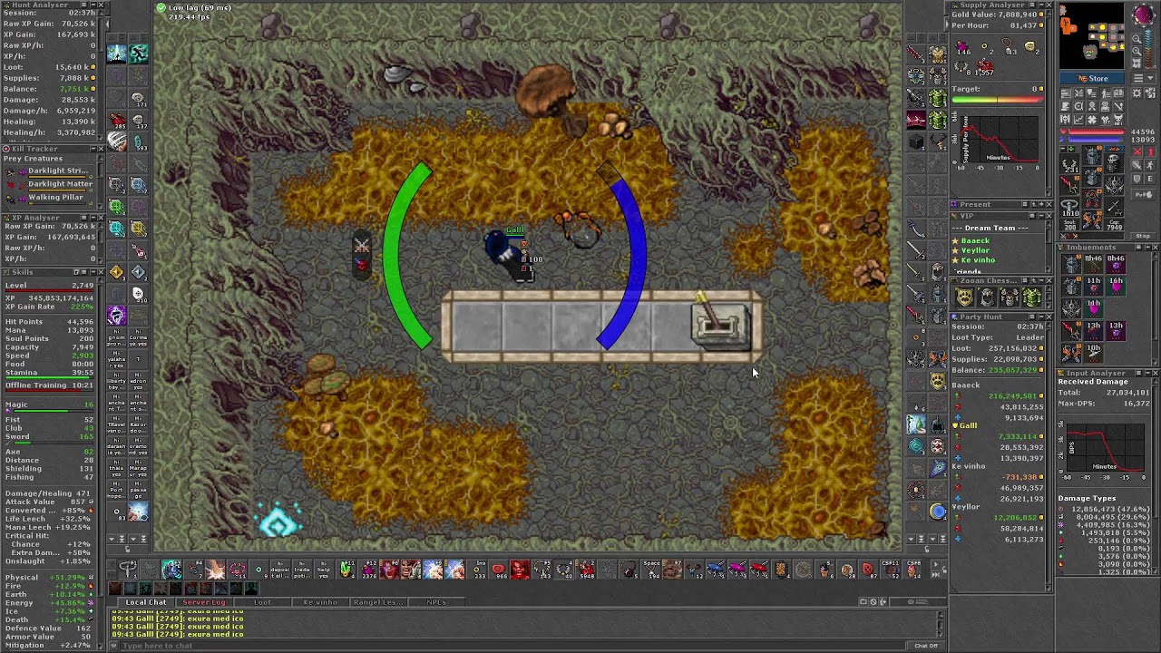 Tibia - Ek 2700 Top Ek Global - Bom Dia Amigões!!!! Essencias Hoje