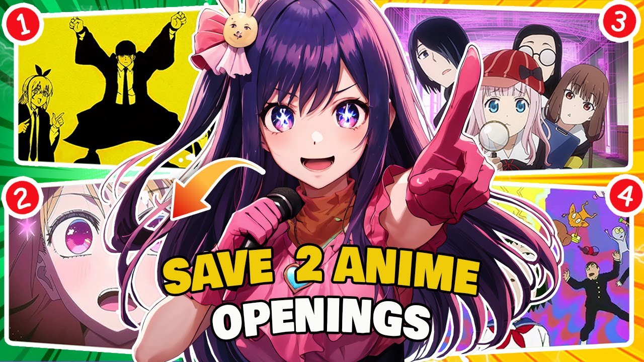 SAVE TWO ANIME OPENINGS FOR EACH ANIME 🔥✨ | Anime Quiz