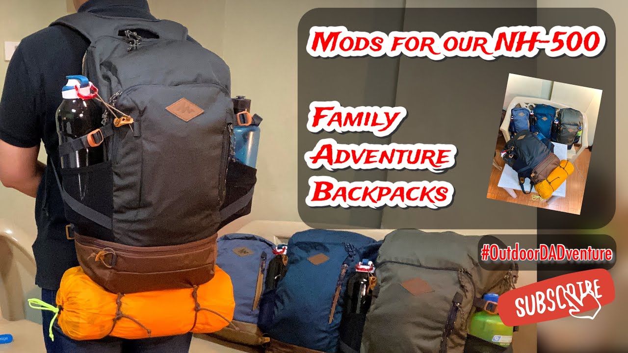 DIY | Modding the NH-500 Backpack (No Sewing)