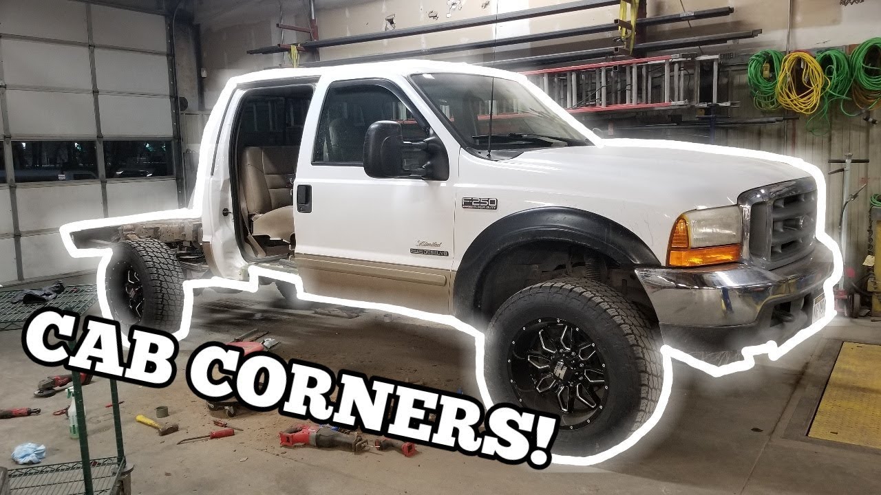 HUNTING TRUCK BUILD F250 Cab Corner REMOVAL! HOW-TO part 3