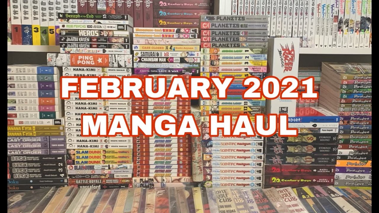 WE ACCIDENTALLY BOUGHT TOO MUCH MANGA | FEBRUARY 2021 MANGA HAUL 150+ VOLUMES