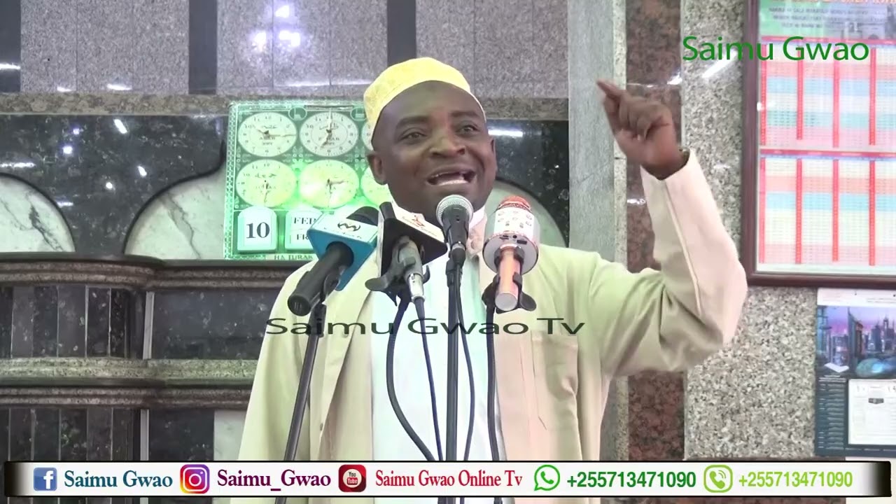 KHUTBA YA IJUMAA MASJID MTORO SAFARI YA ISRAA NA MIIRAJ SHEIKH FARAJI SULEIMAN
