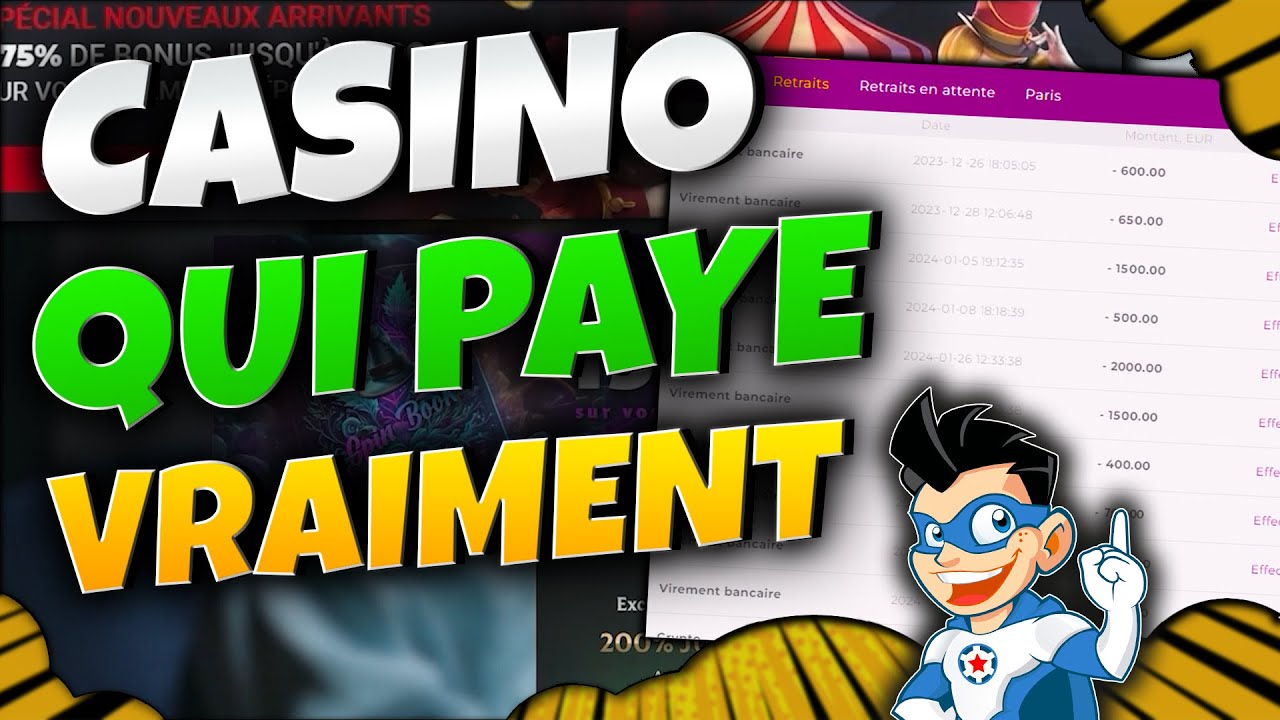 Retrait d'argent : Les casinos en ligne qui payent vraiment !