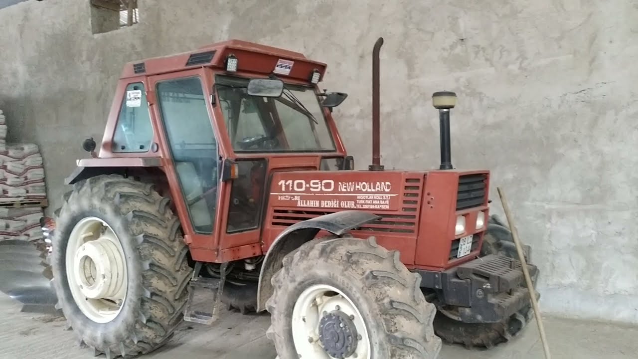 NEW HOLLAND 110-90 TURBO ÇALIŞTIRMA VE GARAJI.