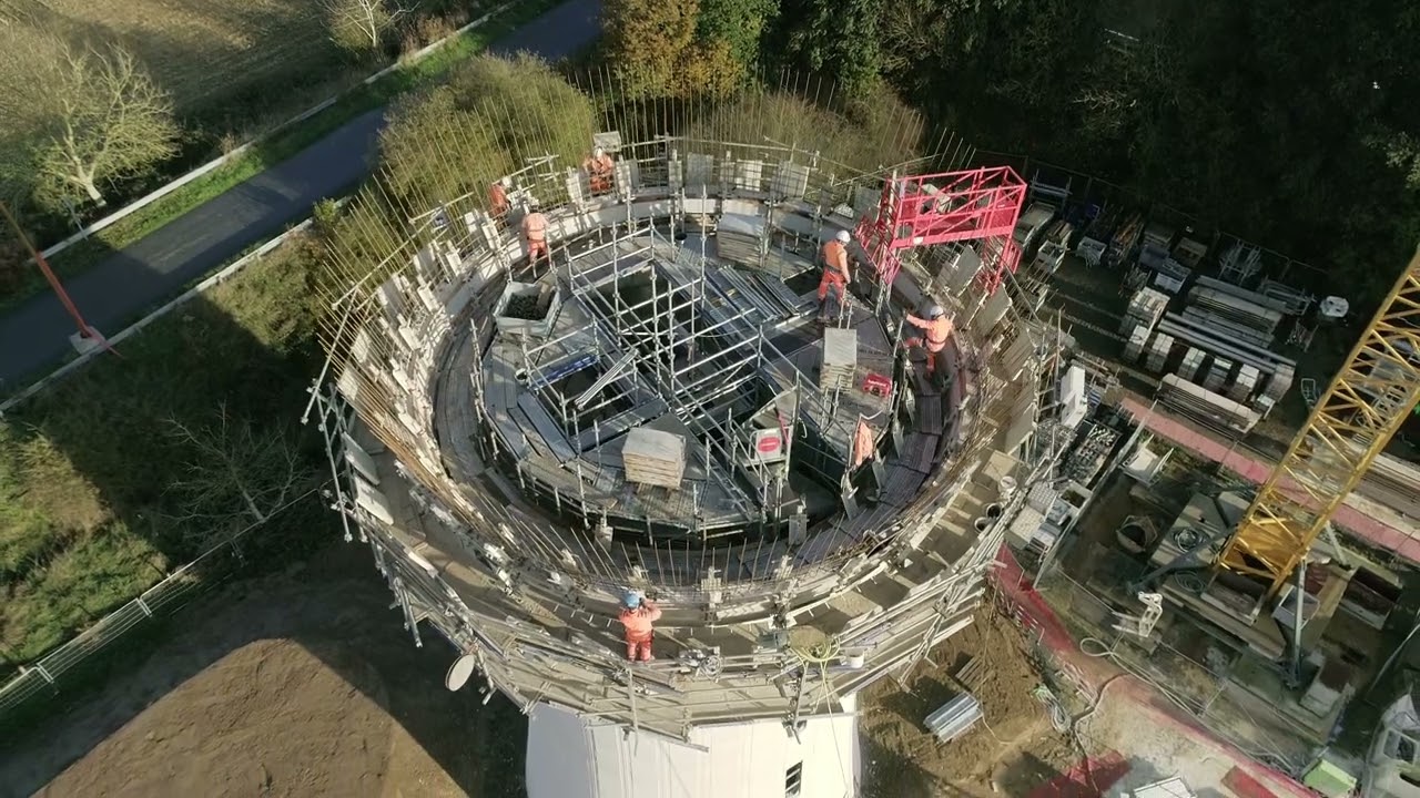 Construction du réservoir de La Mézière - Février 2025