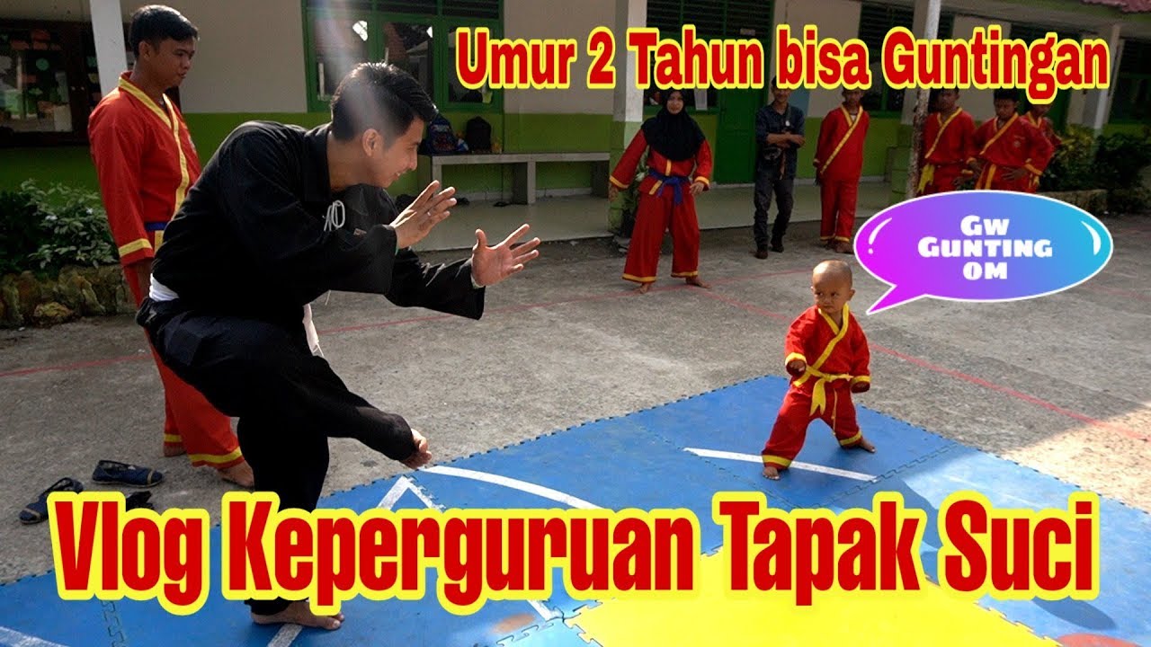 #Vlog Eps 1 Keperguruan Tapak Suci, Umur 2 Tahun sudah bisa Teknik Guntingan