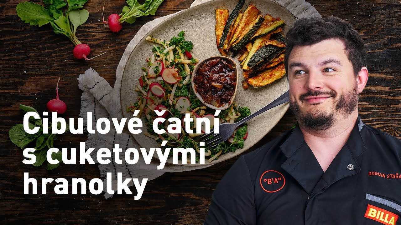 Cibulové čatní s cuketovými hranolky | Videorecept