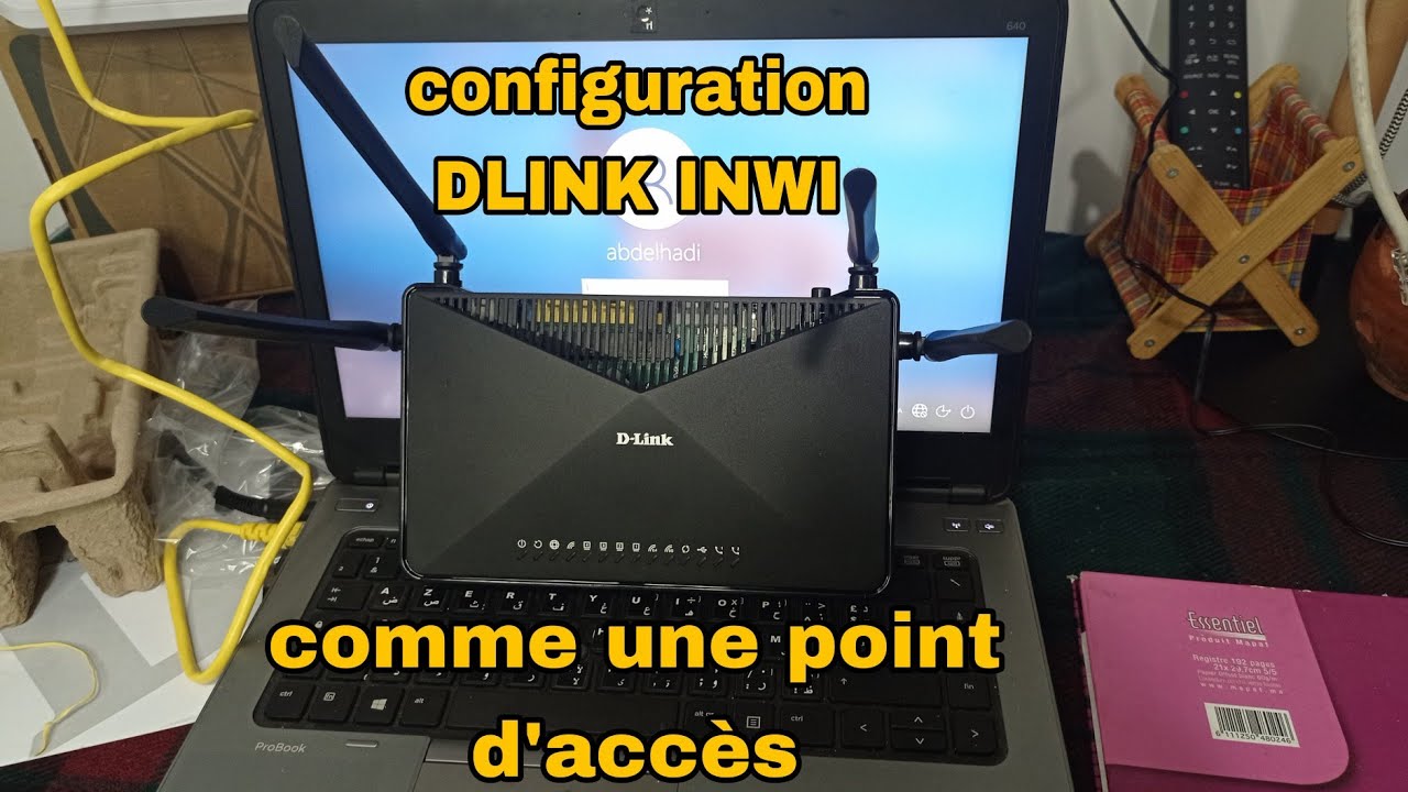 configuration DLINK INWI comme une point d'accès de la fibre optique
