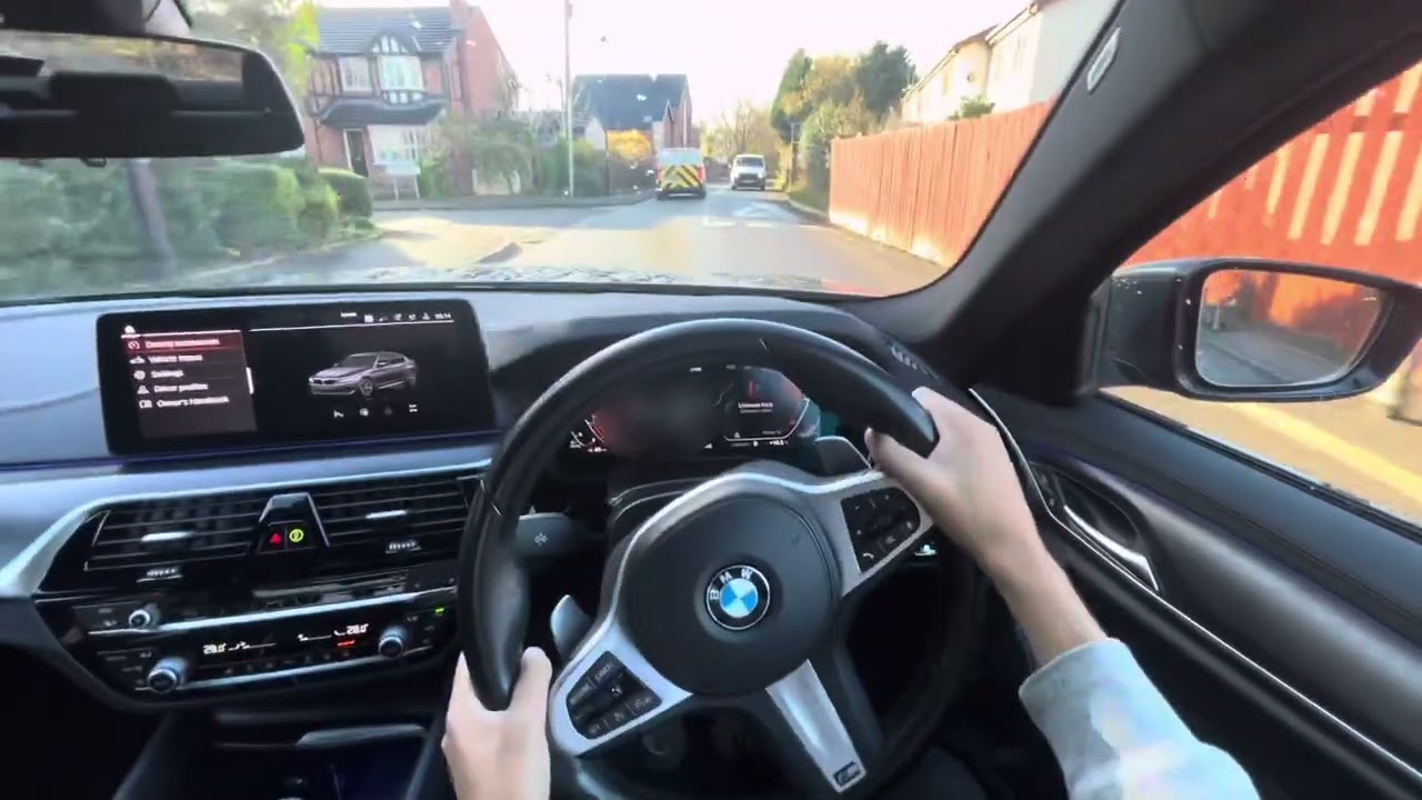 POV Driving 2020 BMW 520d