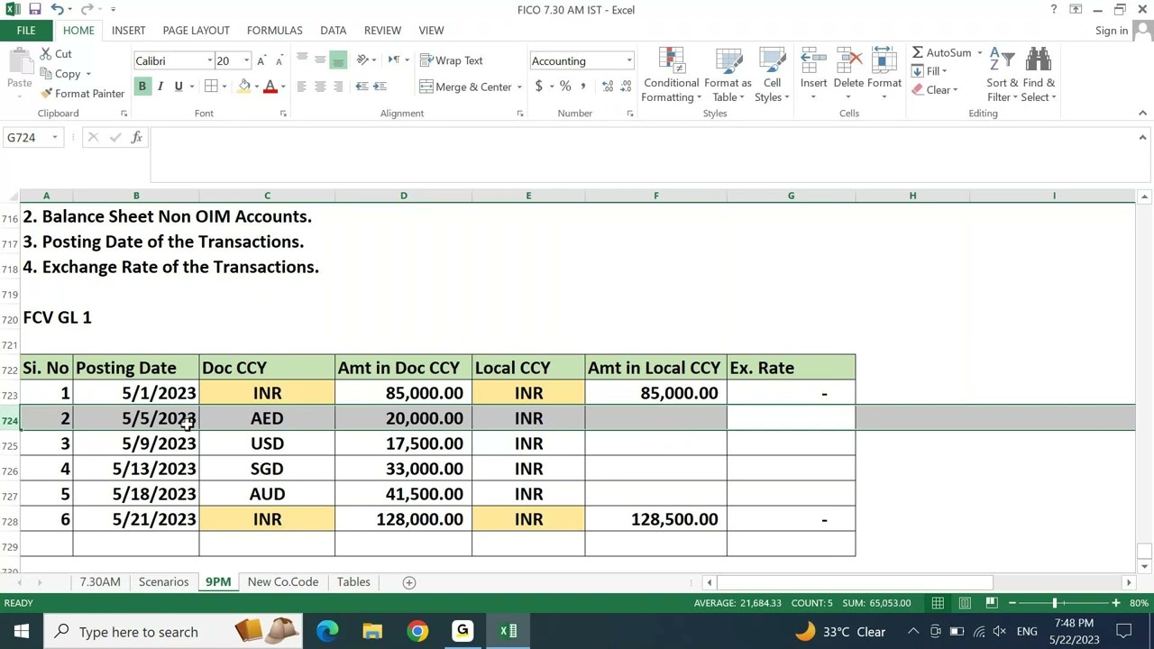 SAP FICO ENGLISH: Real Time Foreign Currency Valuation (FCV) Basics - 02