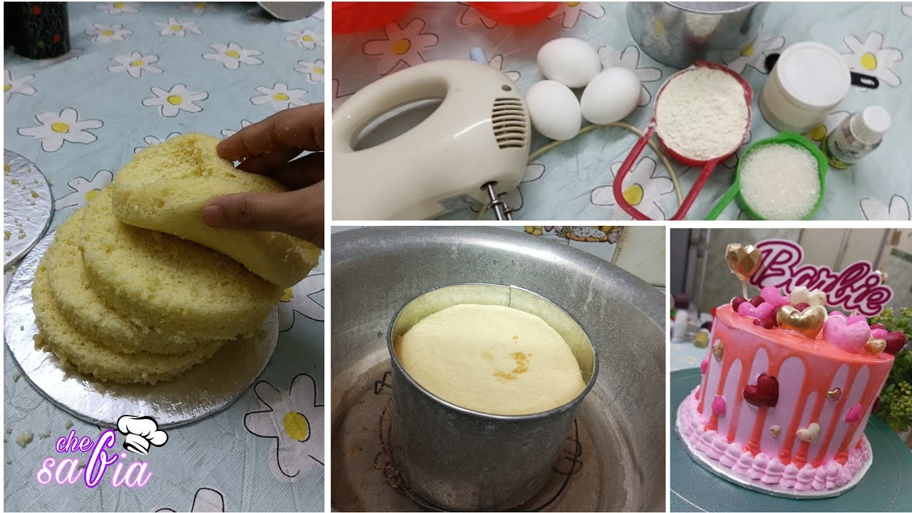 2 pound Tall cake | Vanilla Sponge cake recipe without oven | Vlogs with Safia | with tips