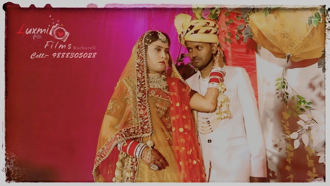 wedding highlight & Nitin Kashyap❤️ Kajal Kashyap 2025 Luxmi Films Raebareli  m9888305028