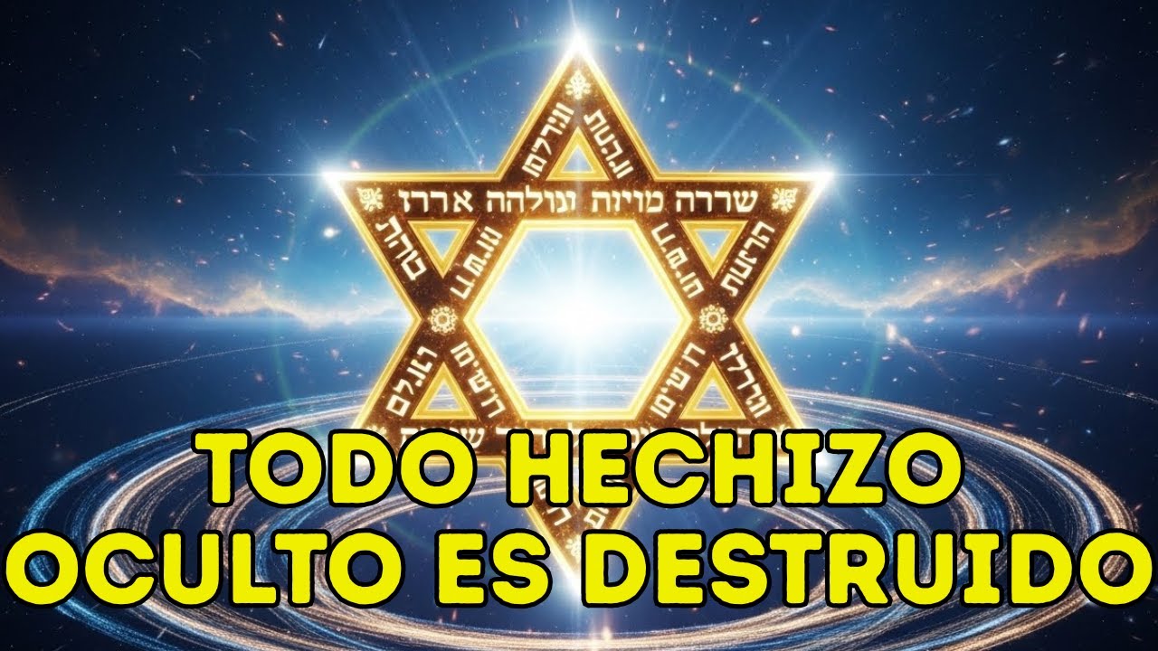 Música Hebrea Destruye Todo Hechizo Oculto en 3 Minutos | 432Hz