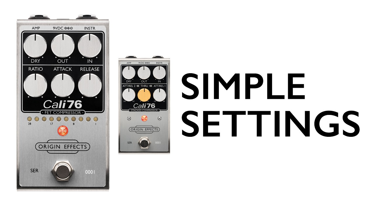 Setting Your Compressor Pedal - Cali76 Compressor Pedals