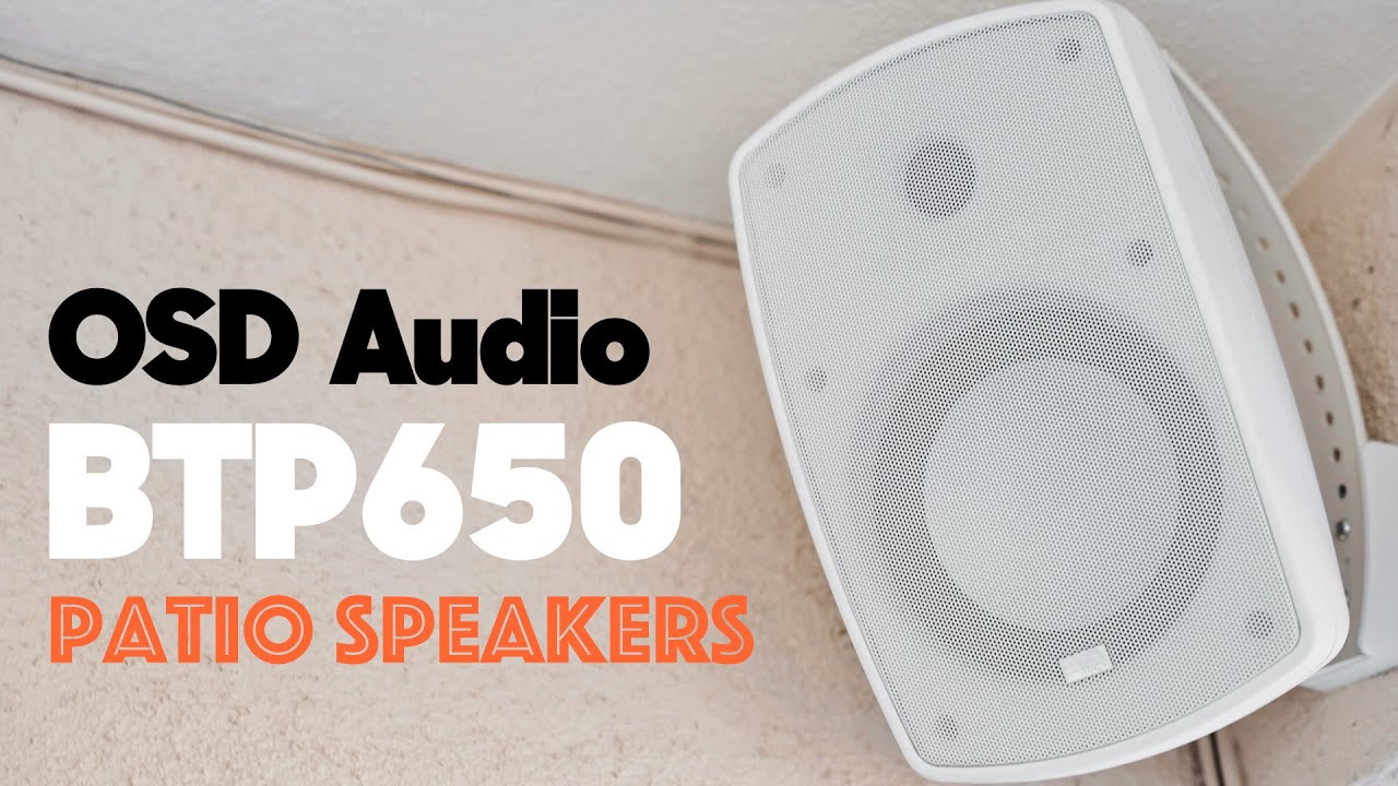 Outdoor Bluetooth Speaker Review - OSD Audio BTP650