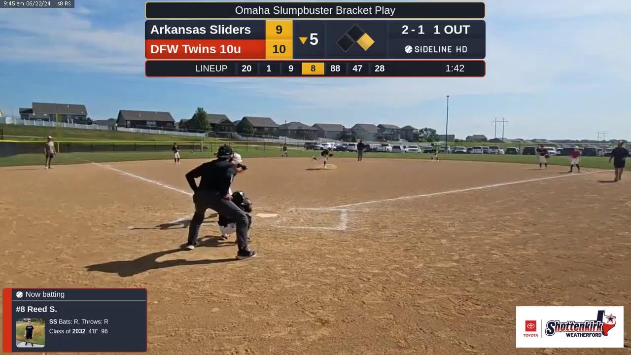 DFW Twins 10u vs. Arkansas Sliders (2024.06.22)