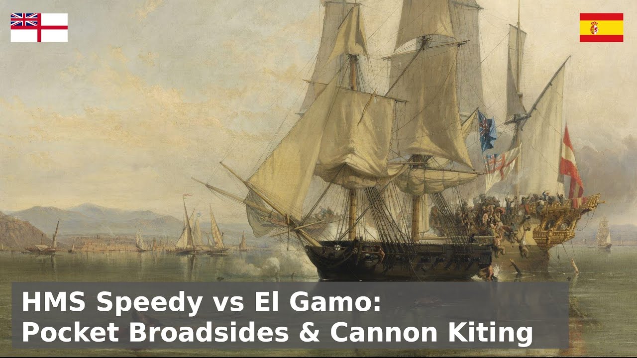 HMS Speedy vs El Gamo - Cochrane's Classic Capturing Caper