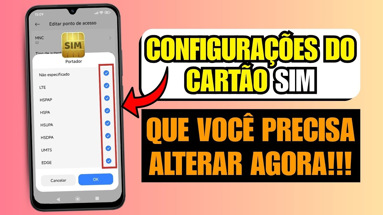 Mude as Configurações do Cartão SIM no Celular e Libere o Sinal Real!