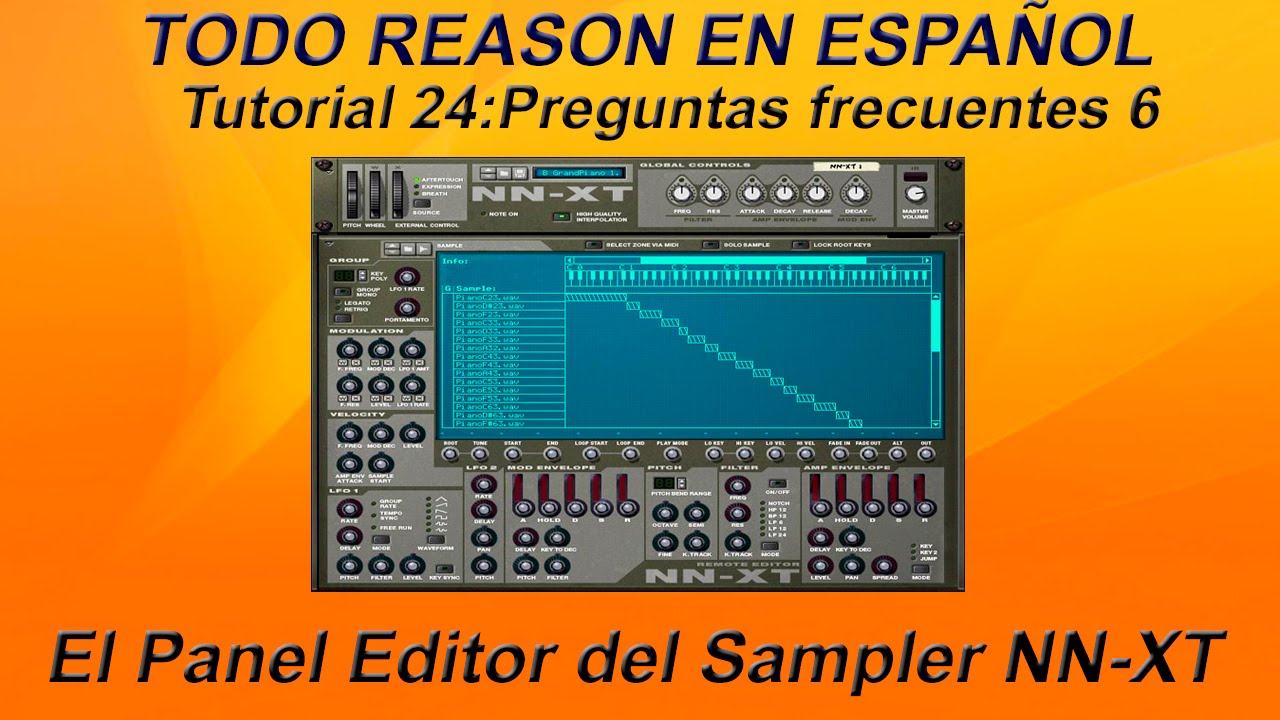 TUT 24:PANEL EDITOR NN-XT-TODO REASON EN ESPAÑOL-PREGUNTAS FRECUENTES 6