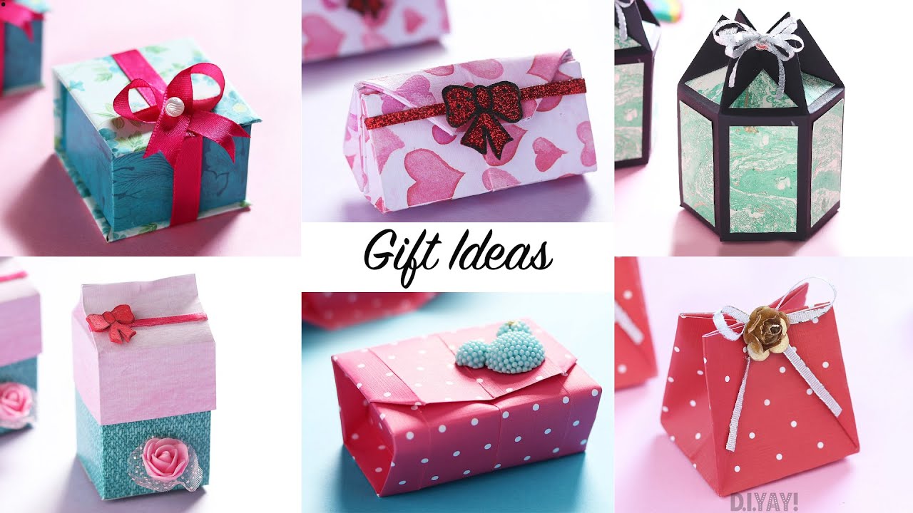 6 Easy Gift Ideas | DIY Gift Boxes | Gift Ideas