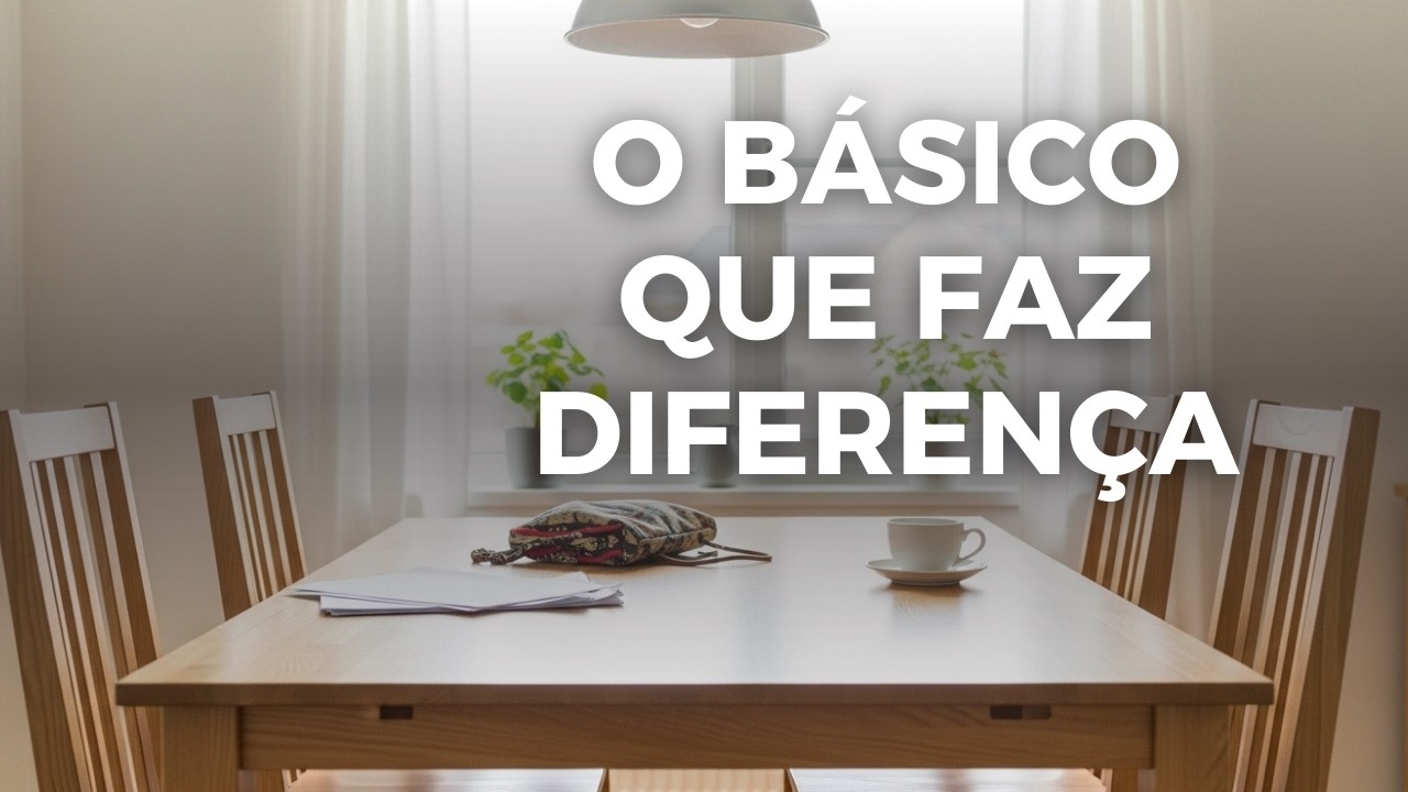 Cinco hábitos BÁSICOS para a casa e a mente pesarem menos.