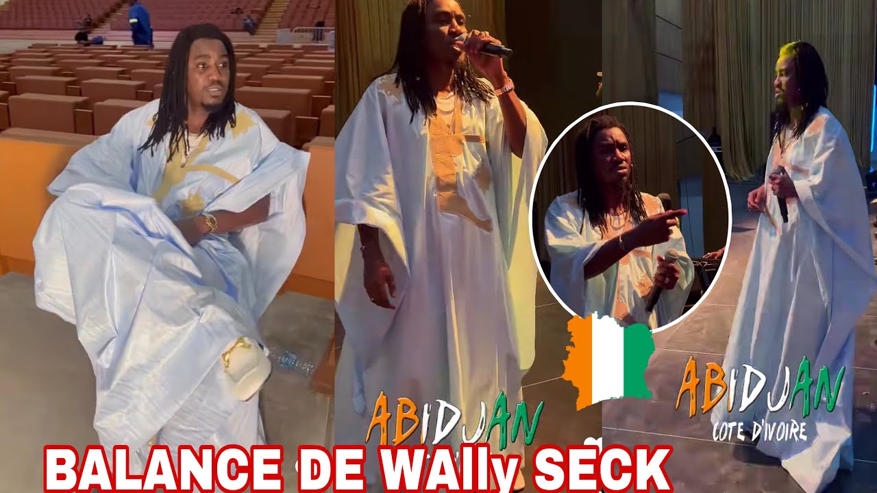 balance extraordinaire de wally Seck pour le Abidjan concert i…..