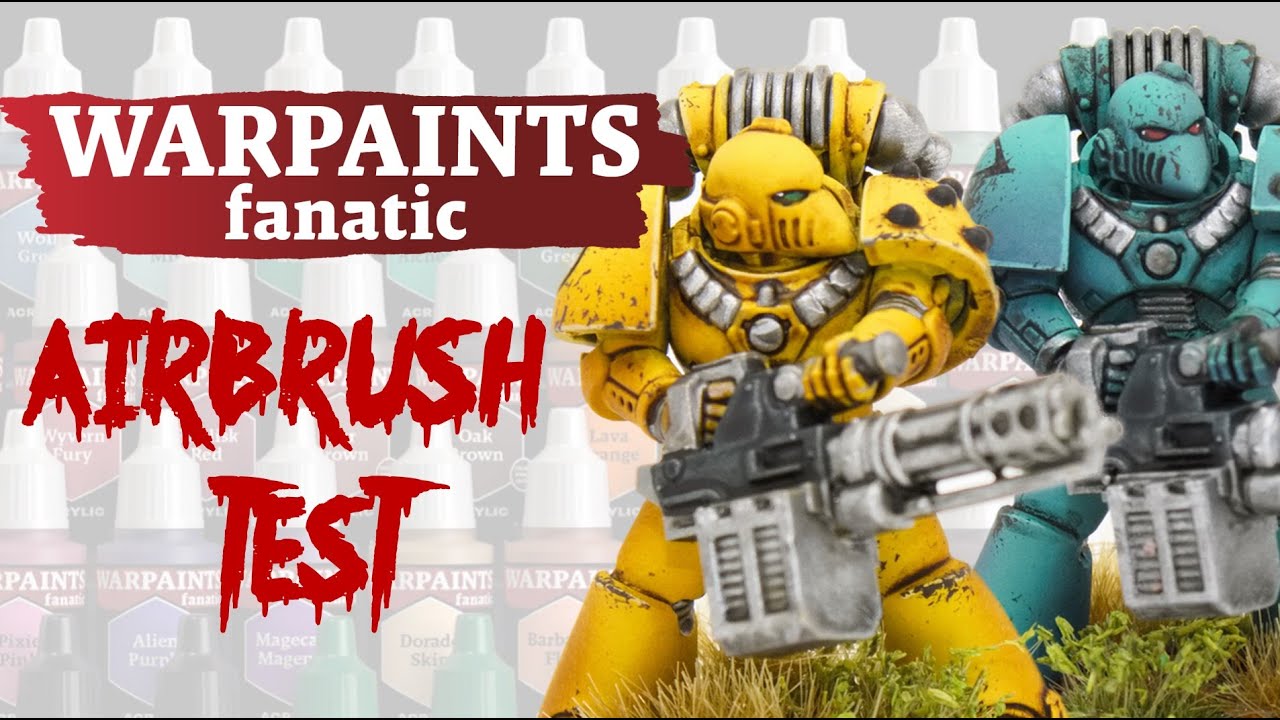 Testing WARPAINTS FANATIC from The Army Painter with the Airbrush!