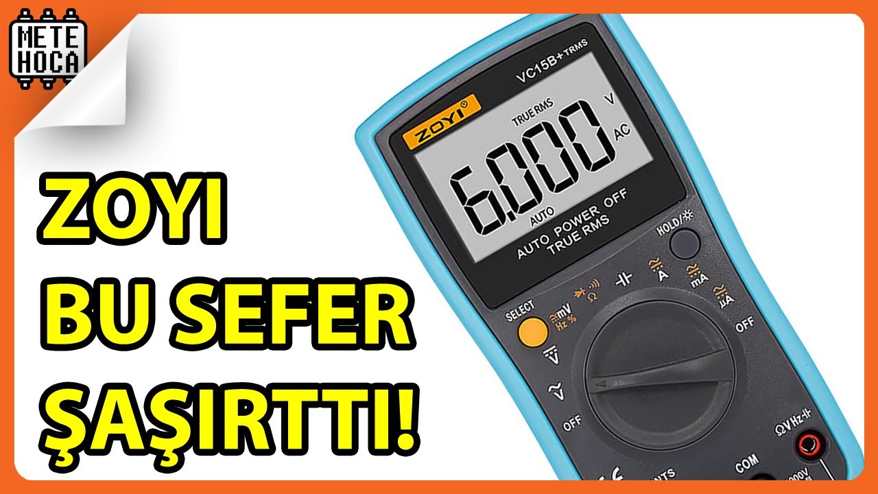 ZOYI'NIN FLUKE 15B+ RAKİBİ | ZOYI VC15B+ MULTİMETRE | DÜRÜST İNCELEME