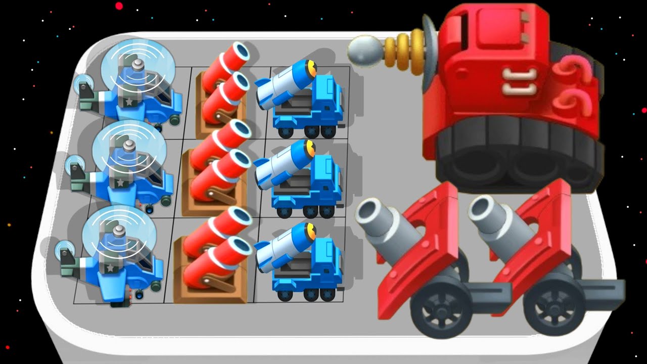 RED ARMY VS BLUE ARMY - Merge Merge Tank Master Battle, Gameplay Walkthrough, New Episode