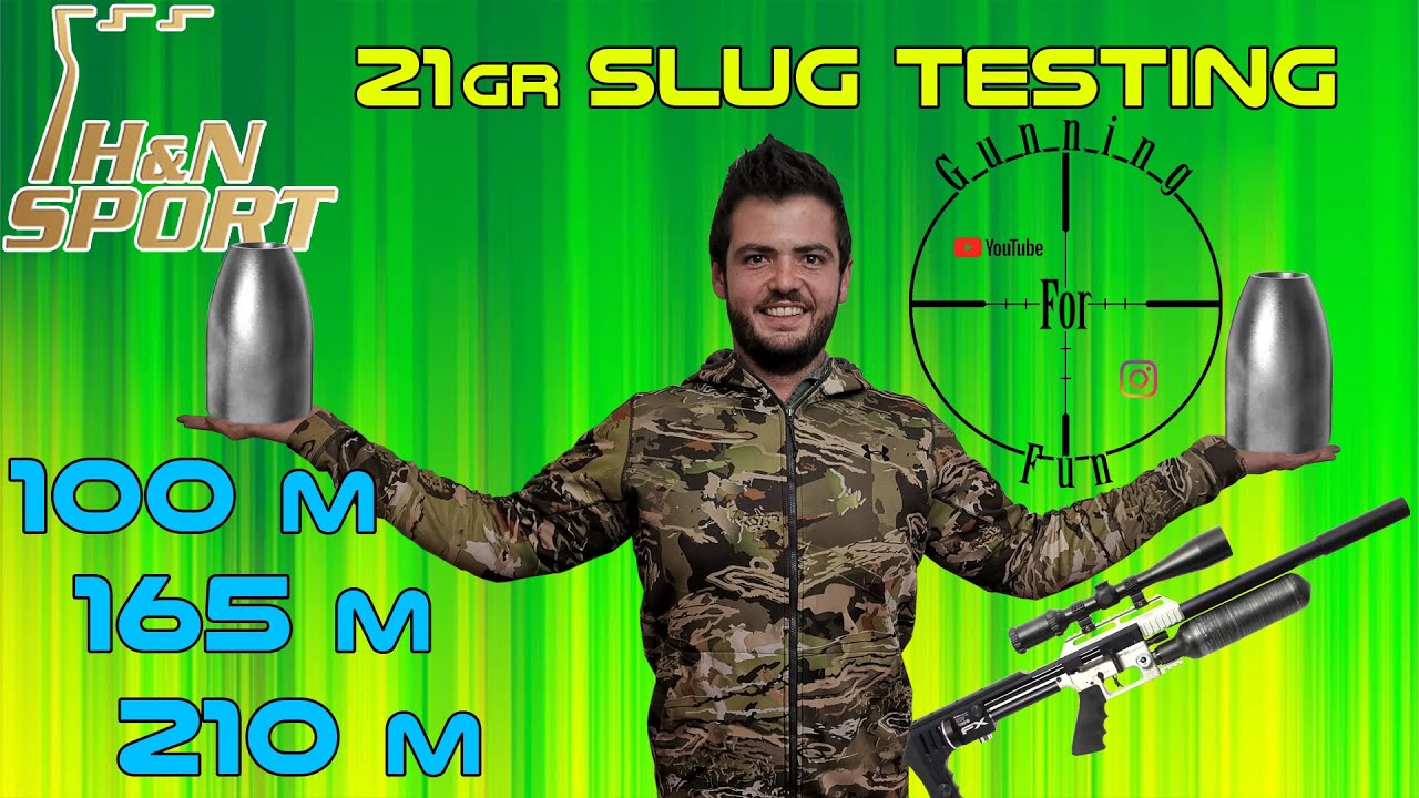 Long Range Slug Reviews S01E02: H&N 21gr .217 Slugs on 100m, 165m ,210m