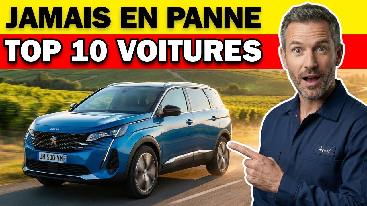 LES 10 VOITURES QUI NE TOMBENT JAMAIS EN PANNE