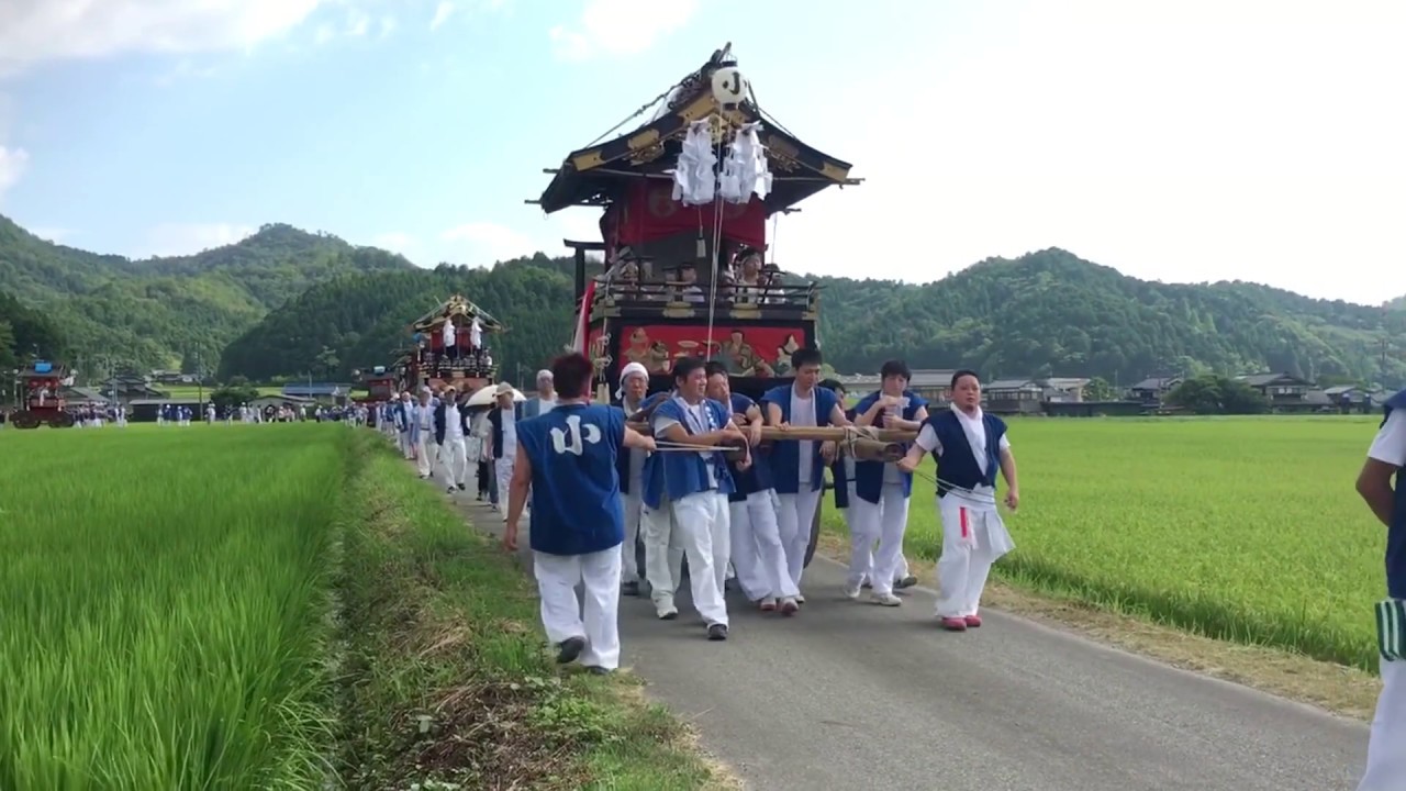 平成29年 8/6 波々伯部神社例大祭 本宮 (兵庫県篠山市宮ノ前)