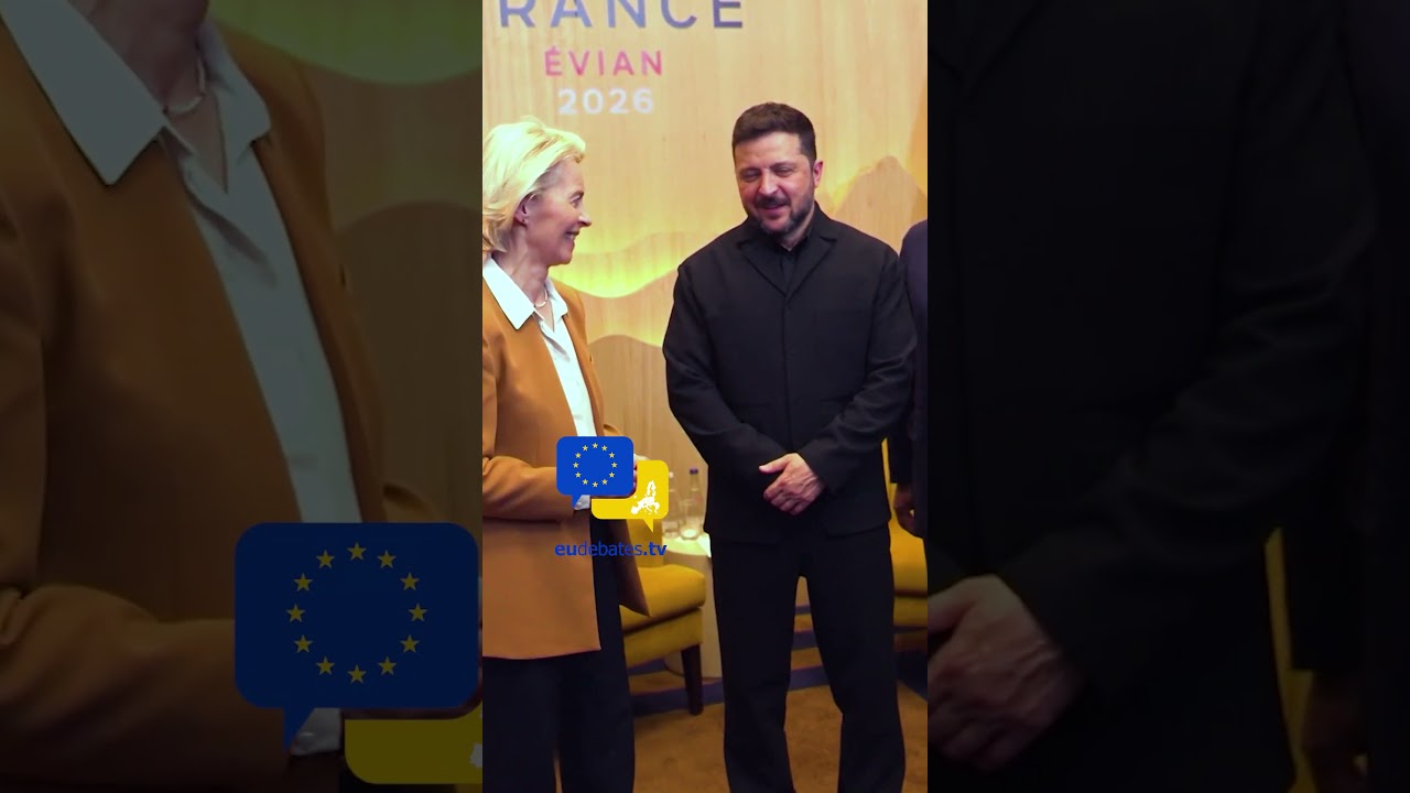 EU Talks Begin for Ukraine: Von der Leyen, Costa and Zelenskyy Celebrate at G7 &Eacute;vian