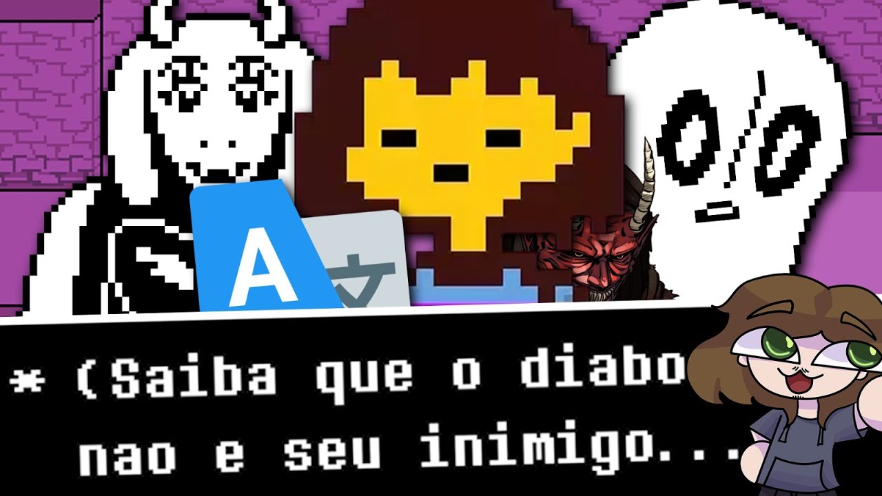 Joguei UNDERTALE só que TRADUZIDO 100 VEZES 🤓🌎