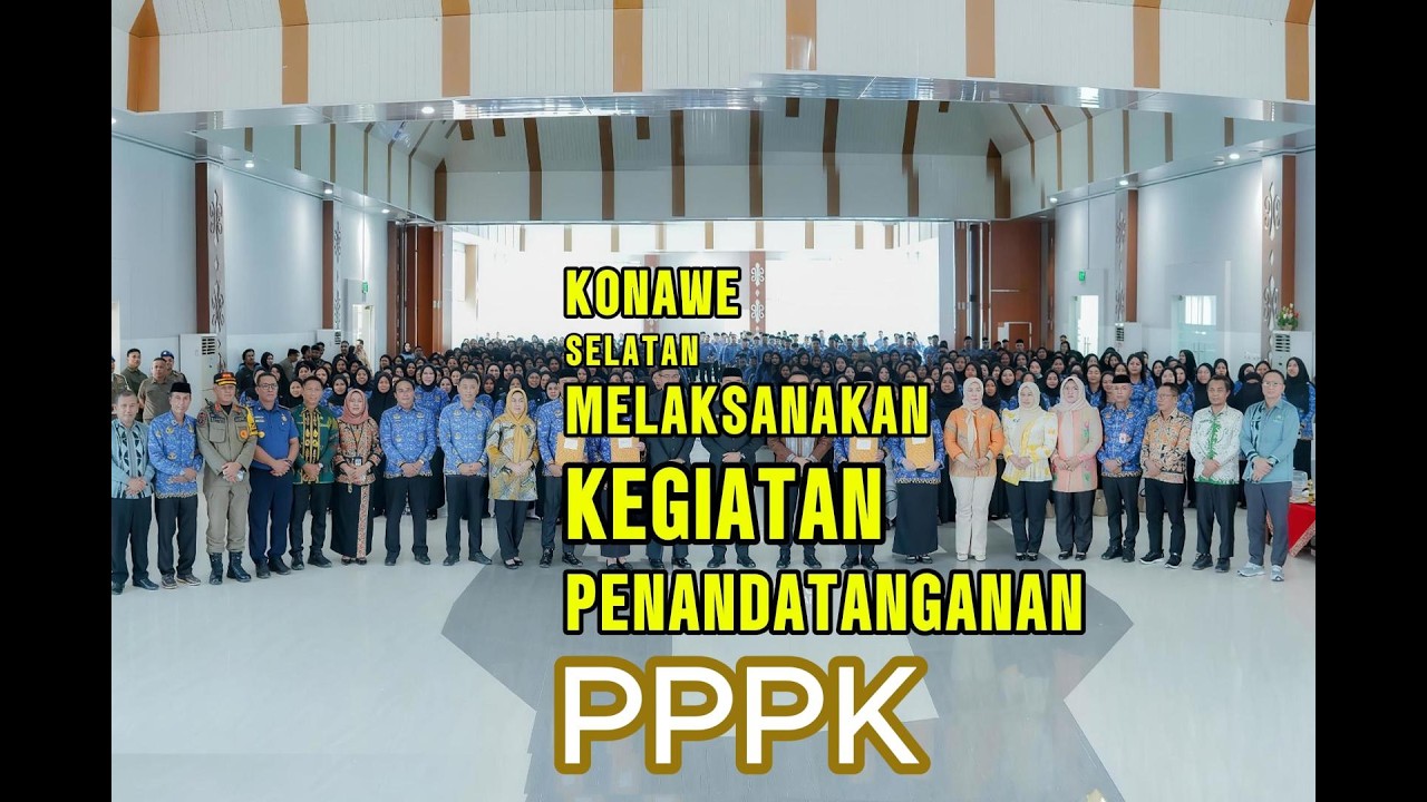Bupati Konsel Serahkan Perpanjangan SK PPPK, 755 Pegawai Terima Perpanjangan Kontrak Tiga Tahun