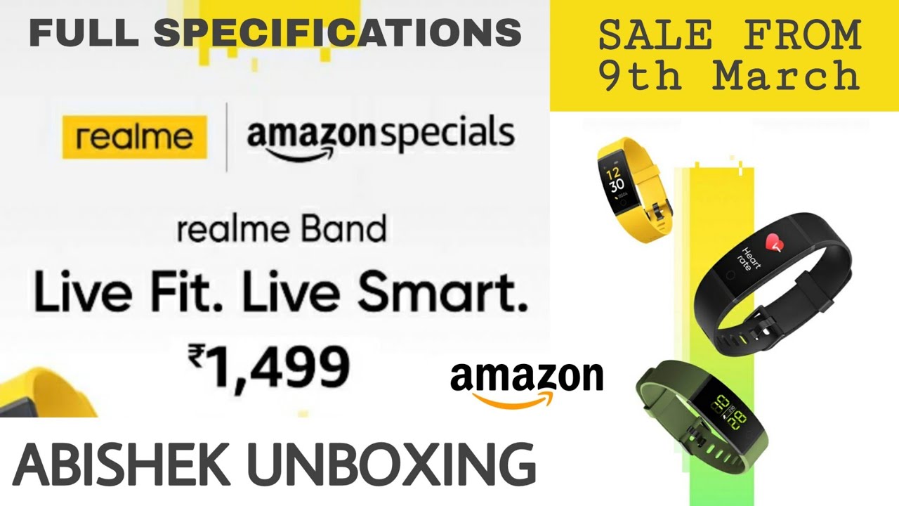 Realme Band Watch Specifications | Amazon specials watch | Realme