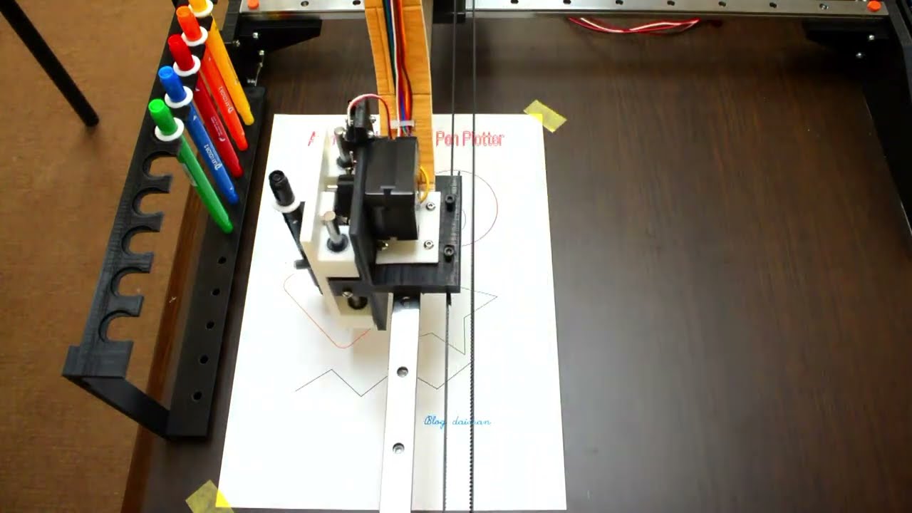 自動ペン交換式 Pen Plotter