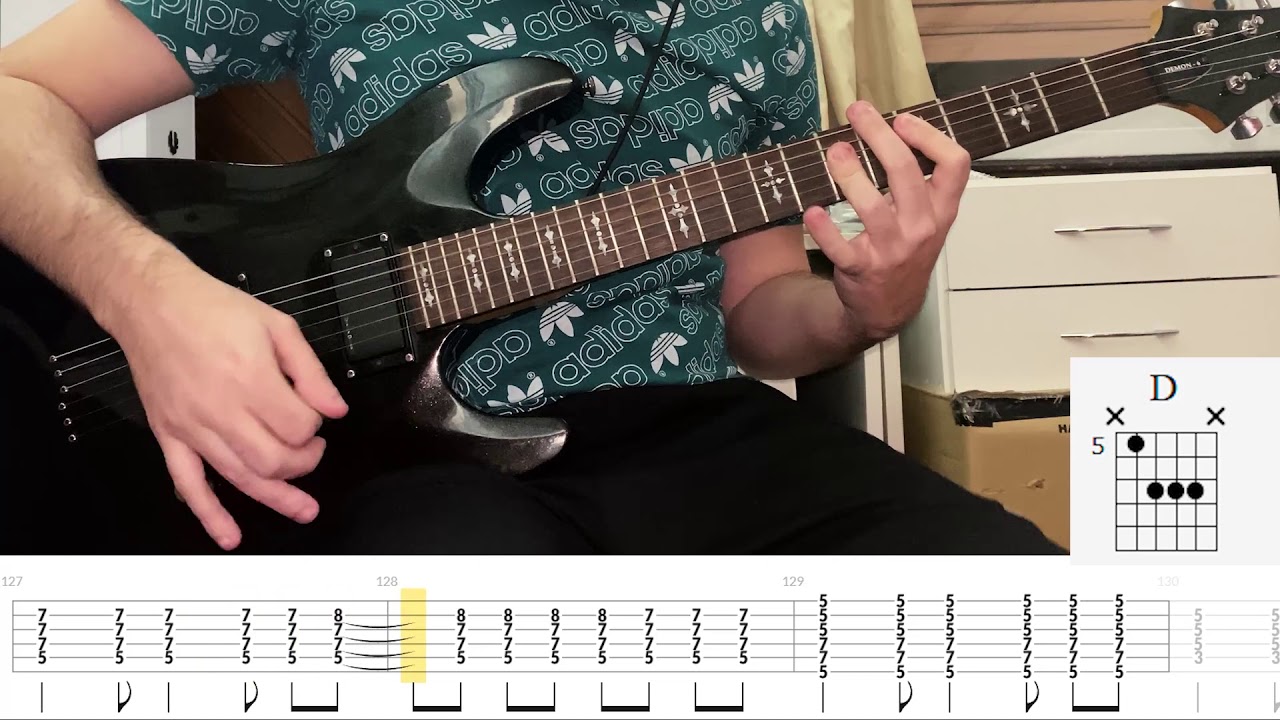 Lago En El Cielo En Vivo - Gustavo Cerati Cover Tutorial Con solo [+Tabs y Acordes]