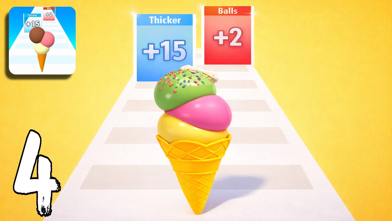 Ice Cream Rush - Gameplay Walkthrough ( Android, iOS )