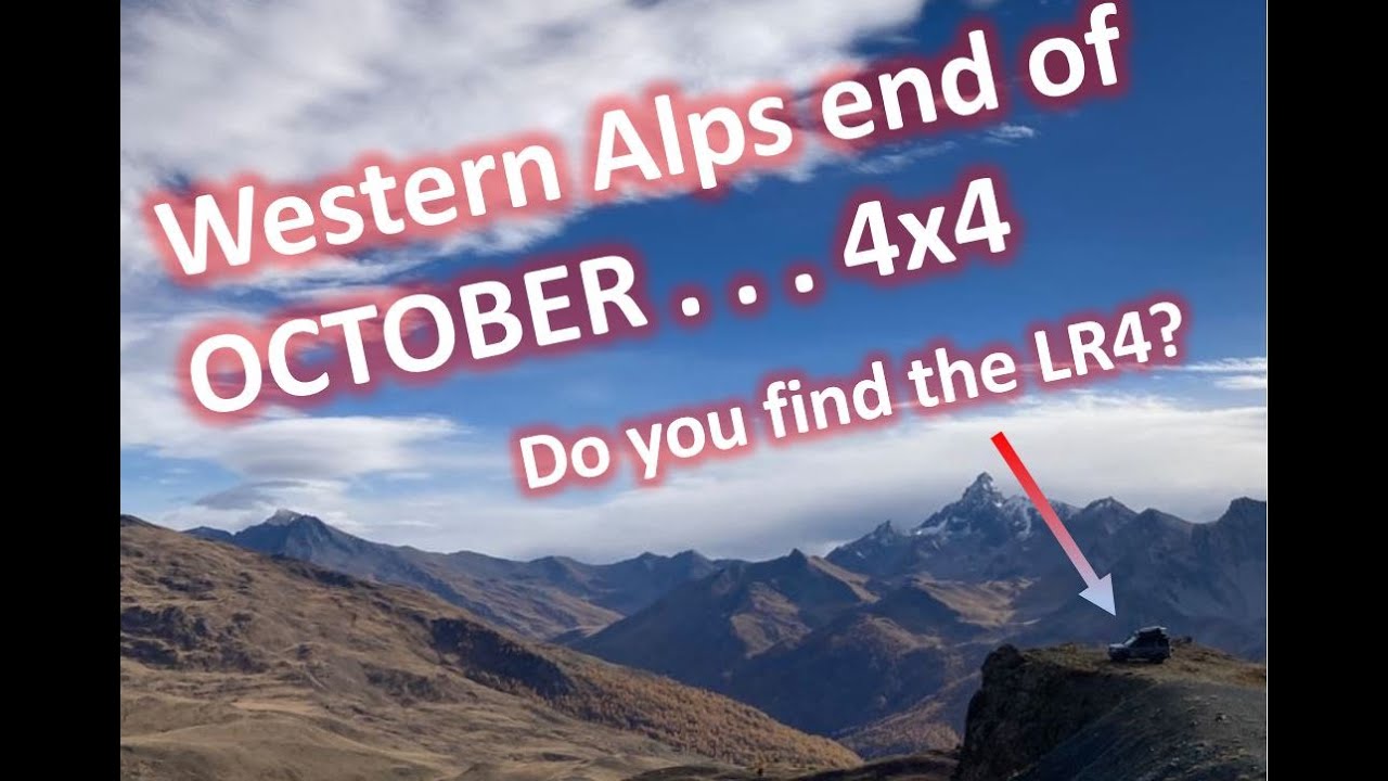 Western Alps 2022 Land Rover discovery 4x4 offroad