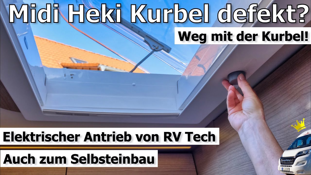 Dachfensterantrieb von RV Tech selber einbauen.