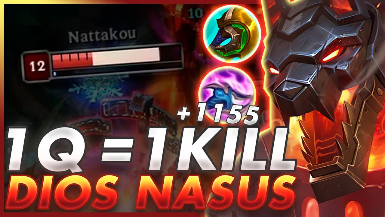 💥¡La BUILD MAS HORRIBLE de NASUS hace que MUERAN de 1Q de +1155 CARGAS! *DA MUCHO ASCO*