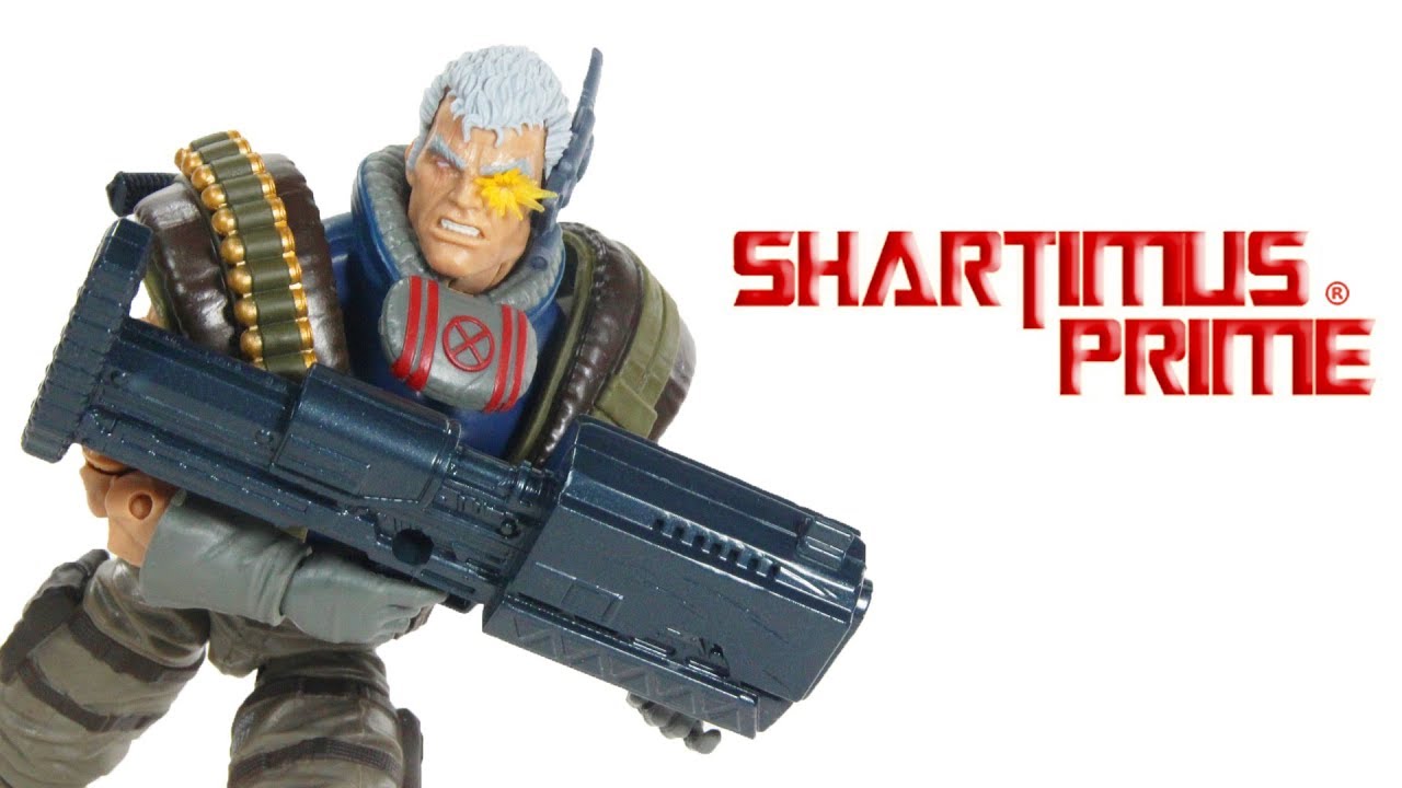 Обзор фигурки-комикса Marvel Legends Cable Sasquatch BAF 2018 Deadpool Wave 1 из комиксов Hasbro