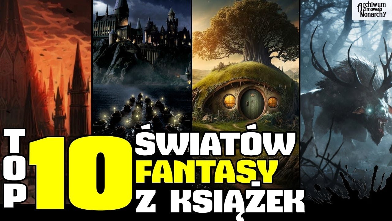 TOP 10 ŚWIATÓW FANTASY Z KSIĄŻEK!
