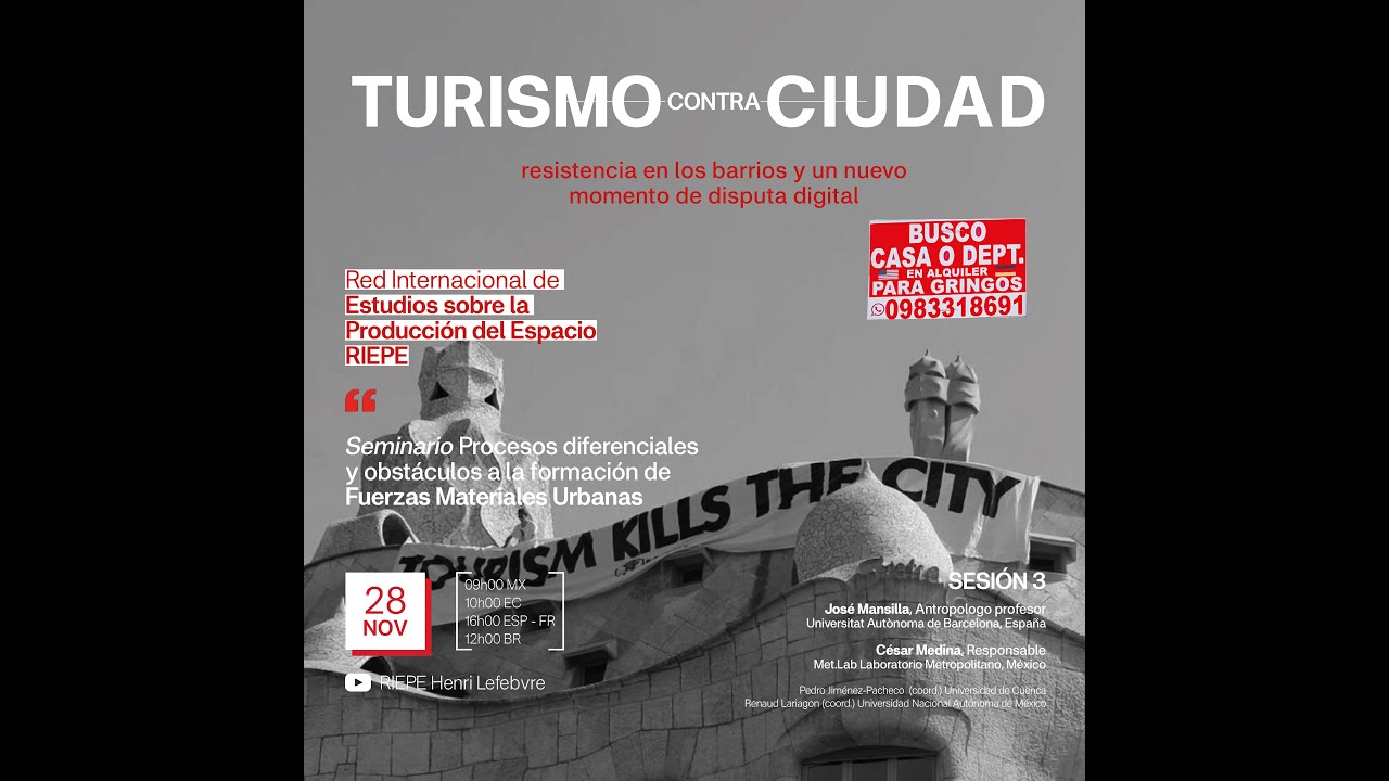 Turismo contra la ciudad: resistencia en los barrios y un nuevo momento de disputa digital