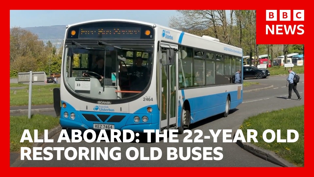 Ulsterbus: познакомьтесь с 22-летним &laquo;ботаником&raquo;, занимающимся реставрацией старых автобусов.