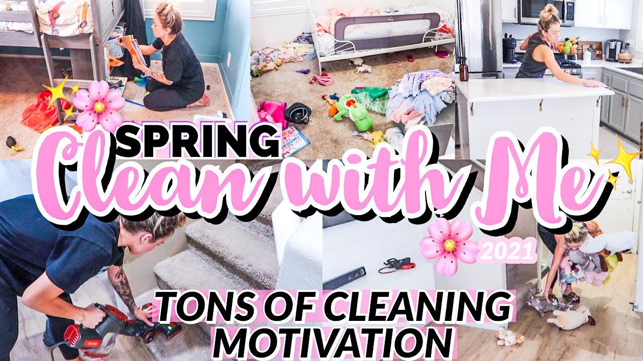 2021 CLEAN WITH ME | SPRING ULTIMATE CLEANING MOTIVATION | SUPER PRODUCTIVE SPEED CLEANING