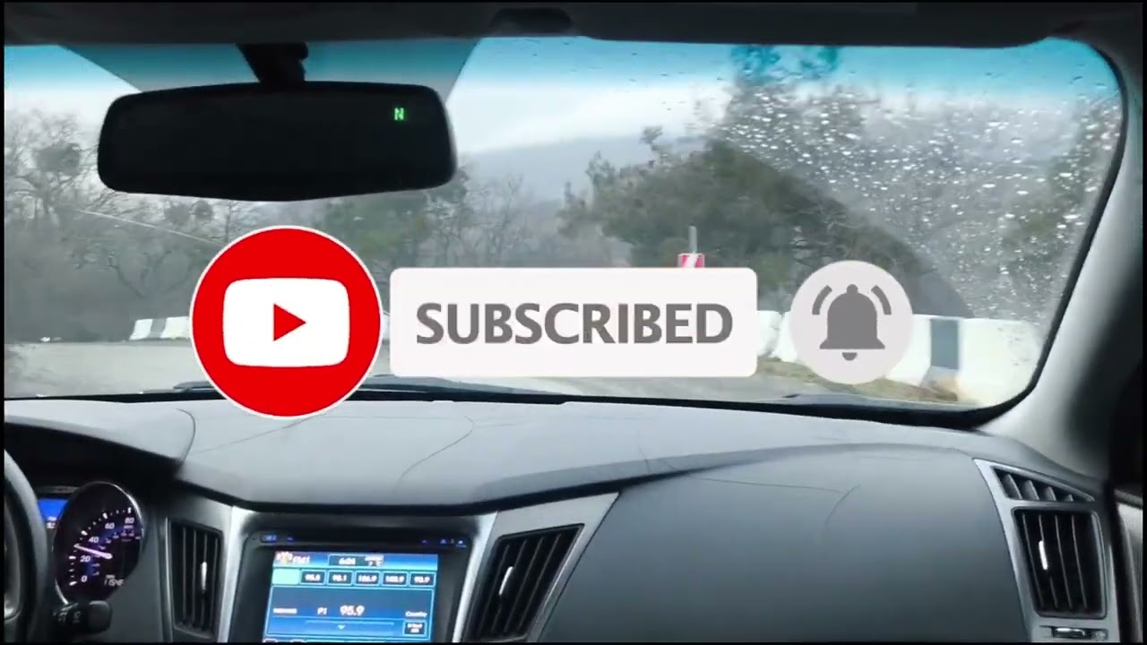 POV Rain Drive   Minimal Techno in the Mountains