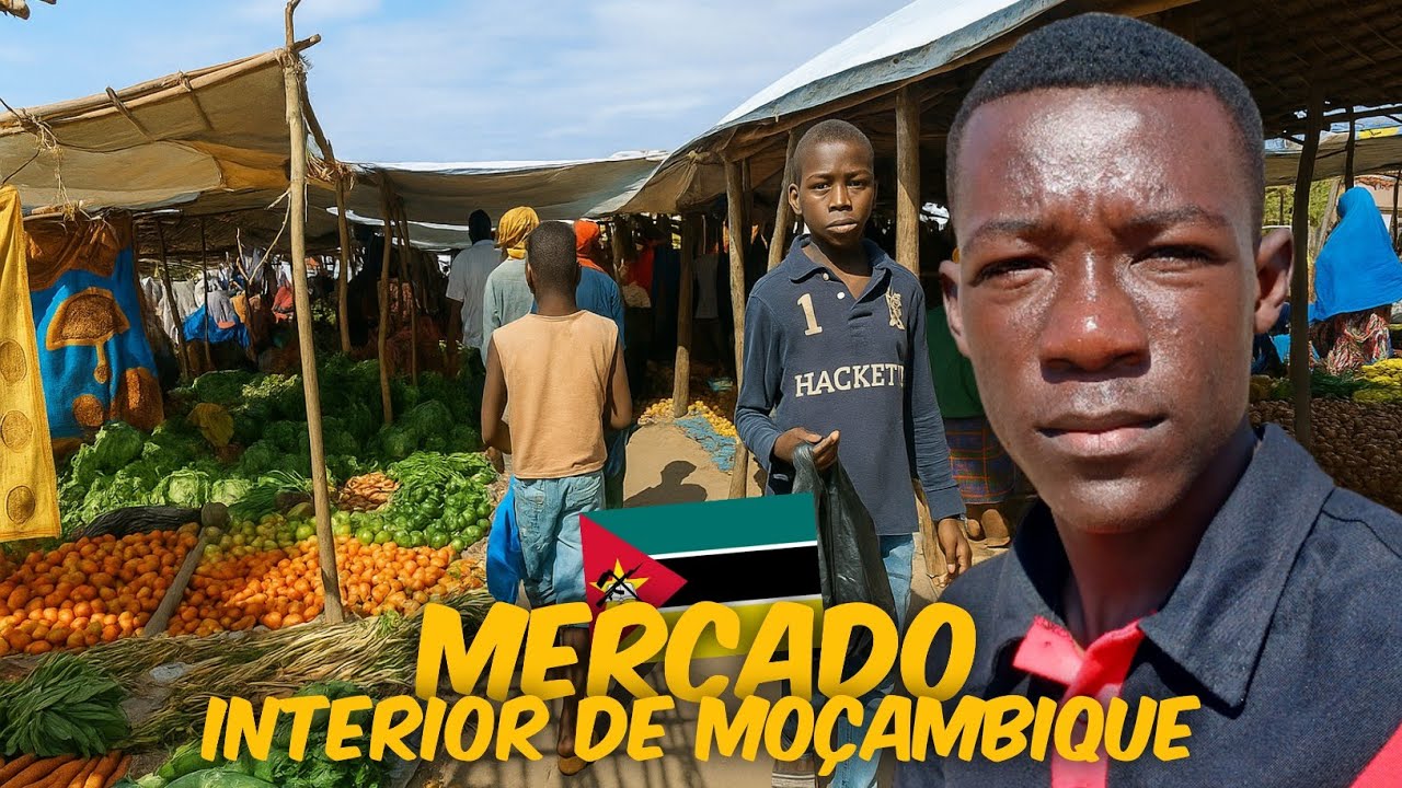 CONHECE O MERCADO DO INTERIOR E FIQUEI CHOCADO 😲 POR VER ISSO EM Mo&ccedil;ambique &Aacute;frica 🇲🇿